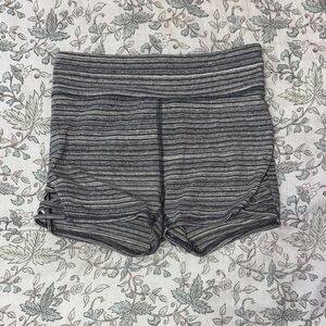 Aeropostale Gray Athletic Shorts with Wide Waistband